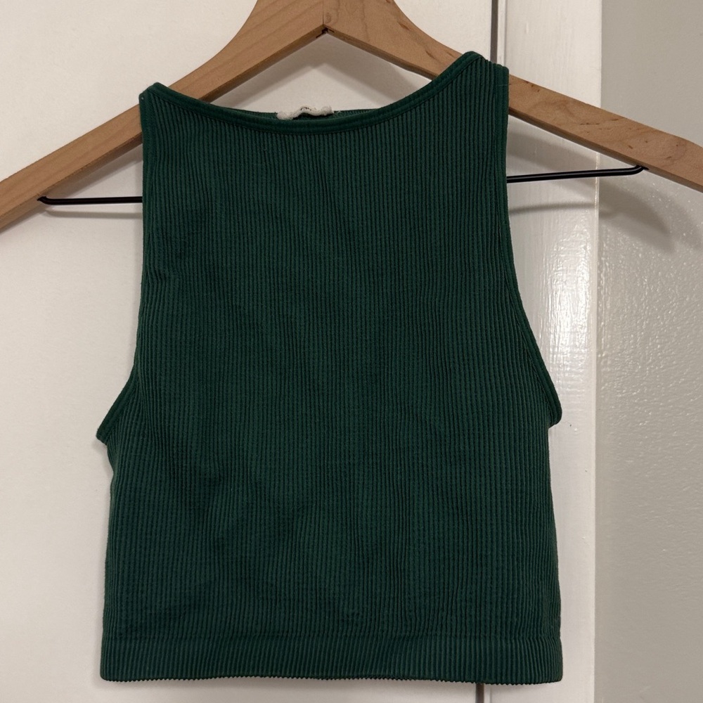 Cotton On Forest Green Ribbed Top